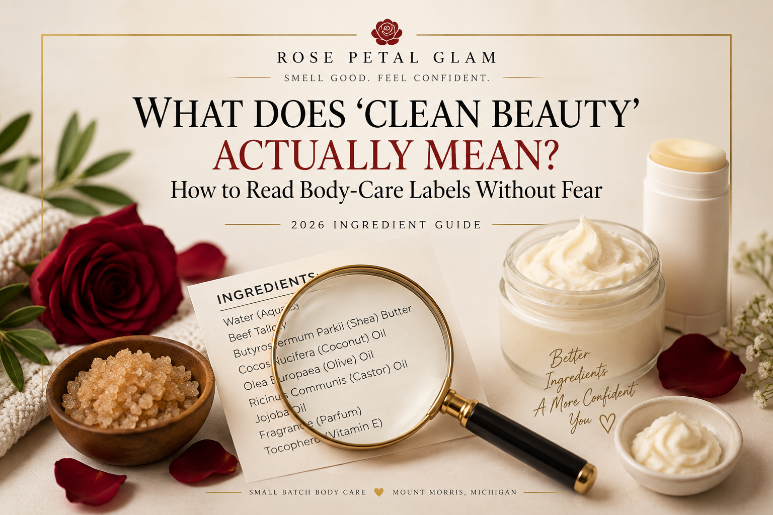 What Does “Clean Beauty” Actually Mean? How to Read Body-Care Labels Without Fear