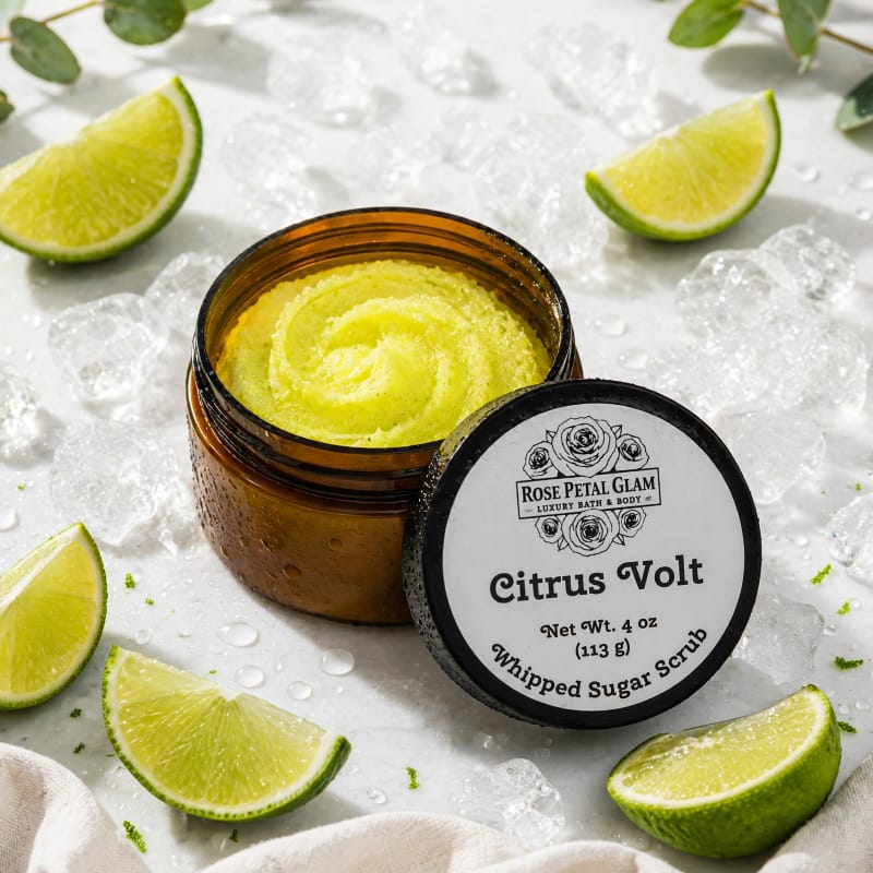 Citrus Volt – Whipped Tallow Sugar Scrub 