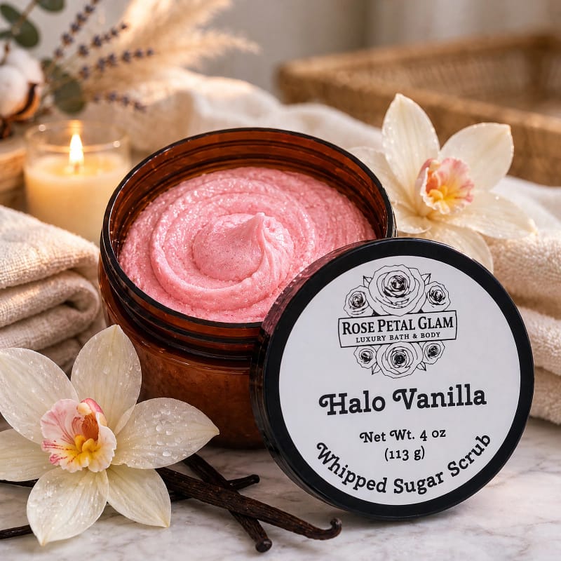 Halo Vanilla – Whipped Tallow Sugar Scrub
