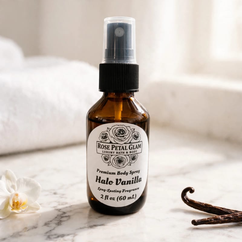 Halo Vanilla – Premium Body Spray – 2 Fl oz (60 mL)
