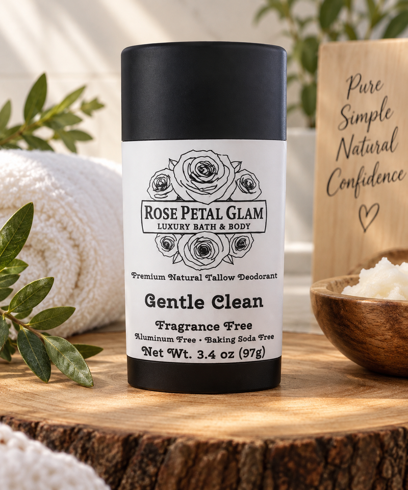 Gentle Clean - Fragrance Free – Tallow Deodorant – Net Wt. 3.4 oz