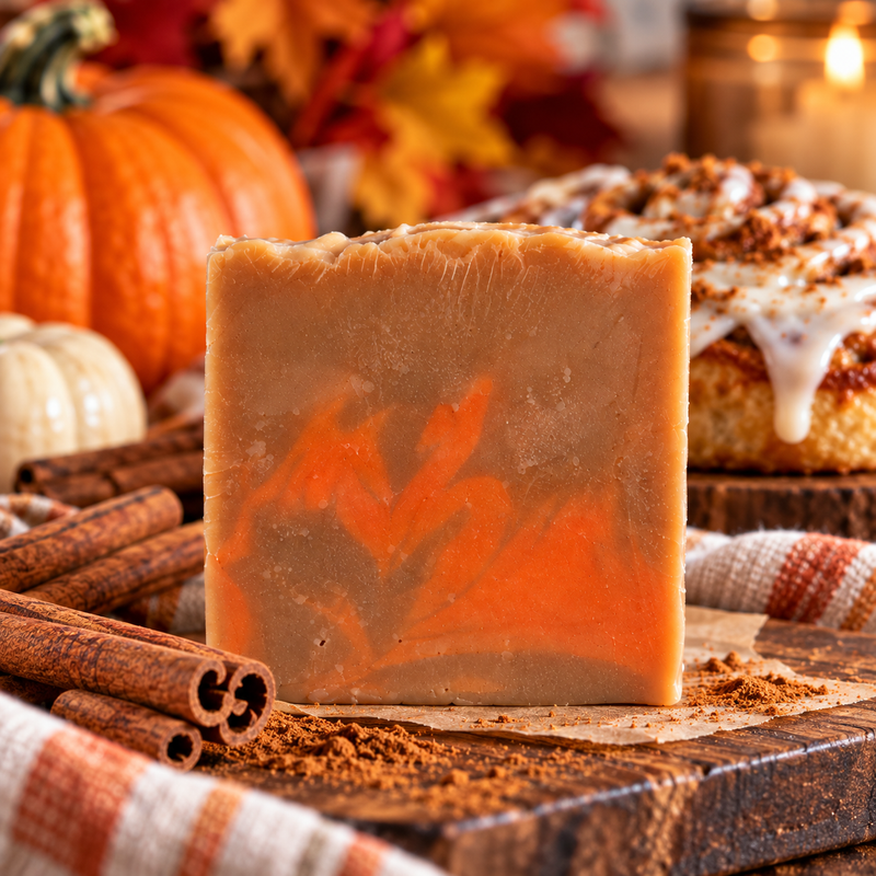 Spiced Pumpkin Roll - Tallow Soap