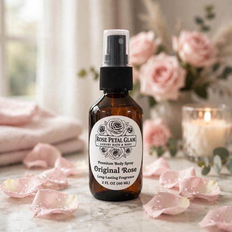 Original Rose – Premium Body Spray – 2 Fl oz (60 mL)