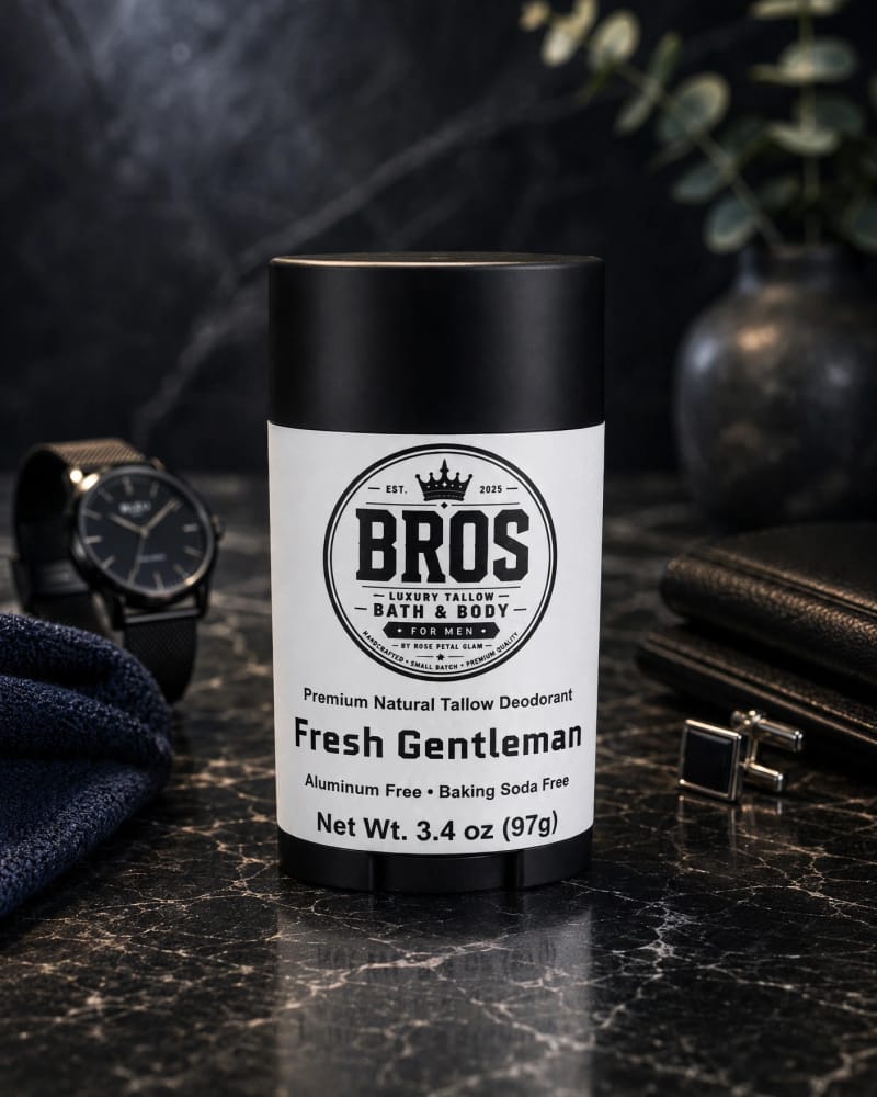 BRO'S Fresh Gentleman – Tallow Deodorant – Net Wt. 3.4 oz