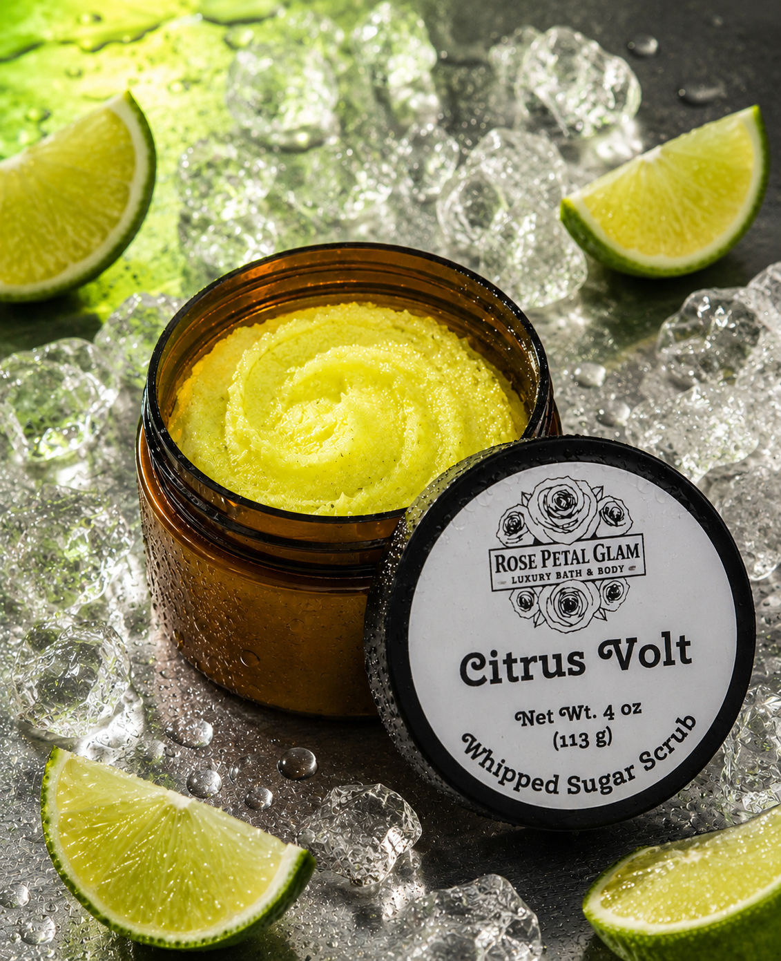 Citrus Volt - Whipped Tallow Sugar Scrub - Net Wt. 4oz