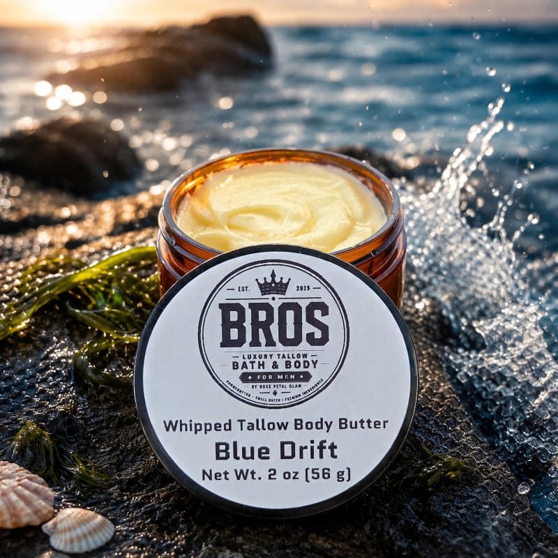 BRO'S Blue Drift – Whipped Tallow Body Butter