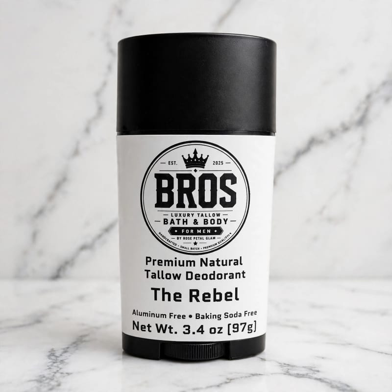 BRO'S The Rebel – Tallow Deodorant – Net Wt. 3.4 oz