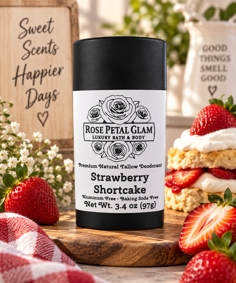 Strawberry Shortcake – Tallow Deodorant – Net Wt. 3.4 oz
