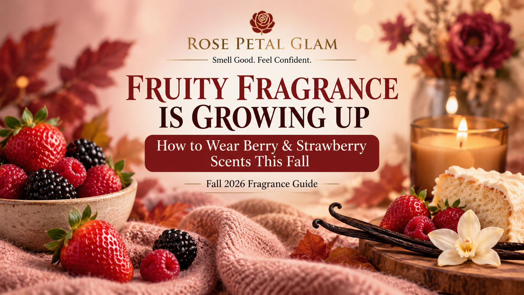 Fruity Fragrance Is Growing Up: How to Wear Berry & Strawberry Scents This Fall